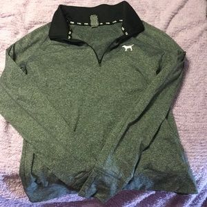 PINK VS half zip workout jacket